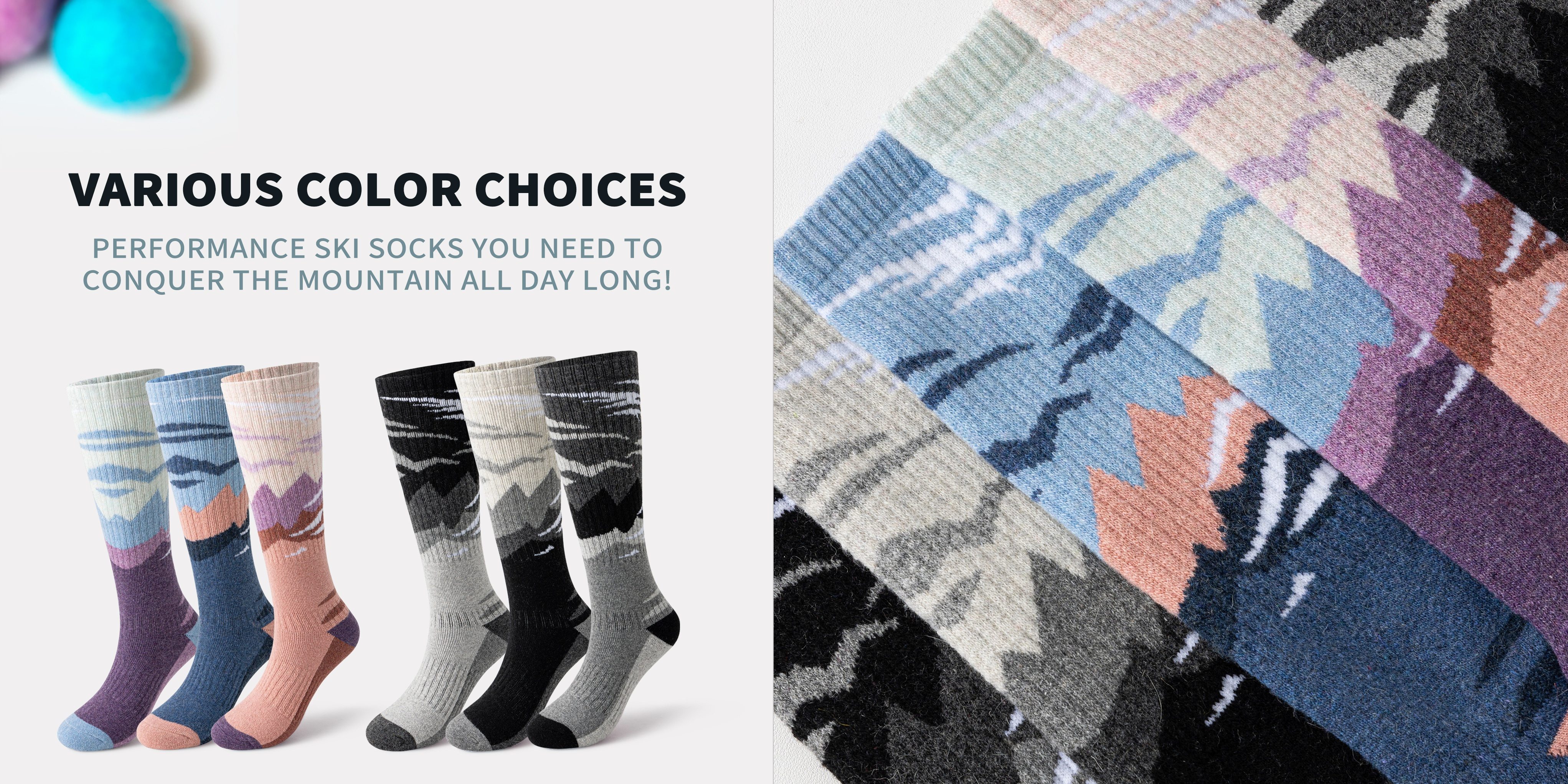 3 pairs wool wool ski socks for men and women thermal winter knee high knit fabric striped pattern machine washable 70 wool 23 polyester 5 spandex 2 0 nylon ideal for skiing snowboarding outdoor sports   stylish knit socks wool wool socks Product details 1