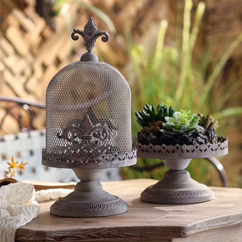 8 Stück Retro-Kerzenhalter Aus Eisen – Schwarz, Für Tafeldekoration, Hochzeit, Weihnachten & Home Deko (ca. 10 X 6 Cm)