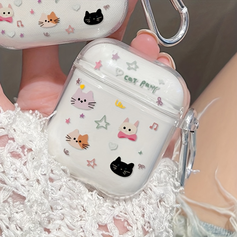 TEMU Étui Doodle pour 5e génération, Housse pour écouteurs fil Bluetooth Pro 3, Étui pour 4, Étui de pour 3