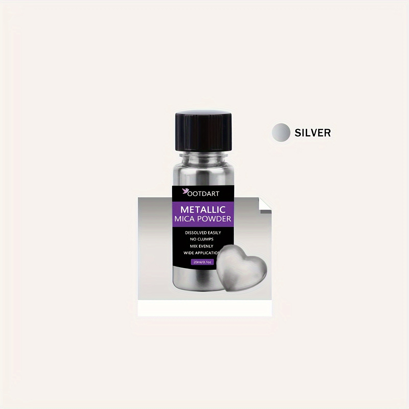 Metallic Mica Powder - 5 Colors Epoxy Resin Color Fine Powder For Resin Artwork, Painting - Glitter Metallic Mica Powder For Slime, Polymer Clay And Diy Crafts