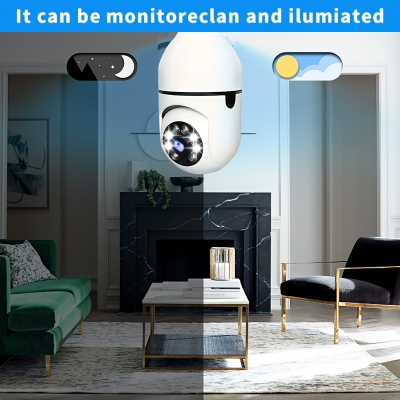   camera 360 panoramic   camera smart   e27 light bulb security camera night vision two way audio not including sd card need to purchase separately Product details 1