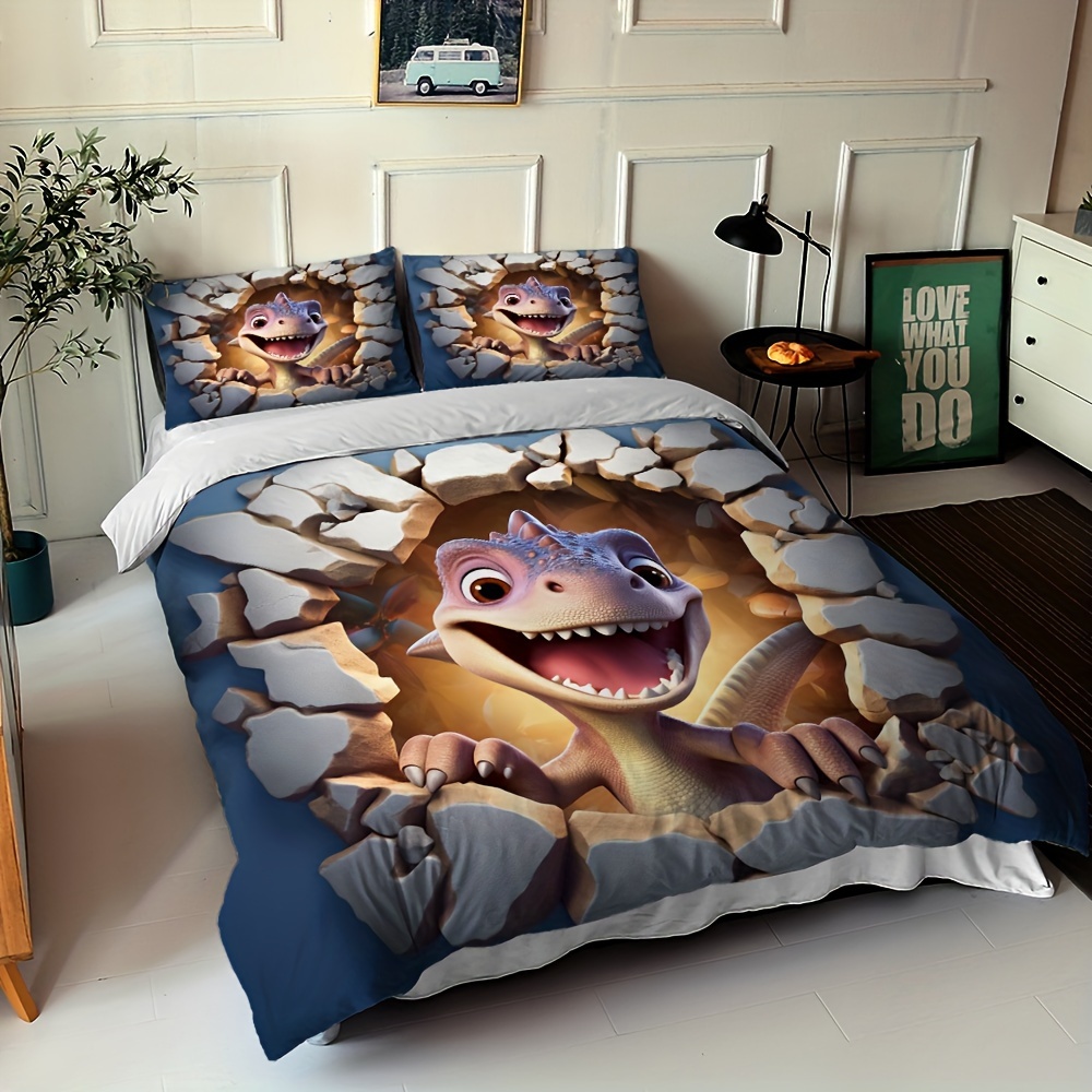 Vibrant Dinosaur Designs Bedding