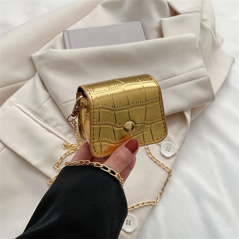 TEMU Simple Casual Mini Small Square Bag New Fashion Trend Shoulder Bag Simple Casual Crossbody Bag Women