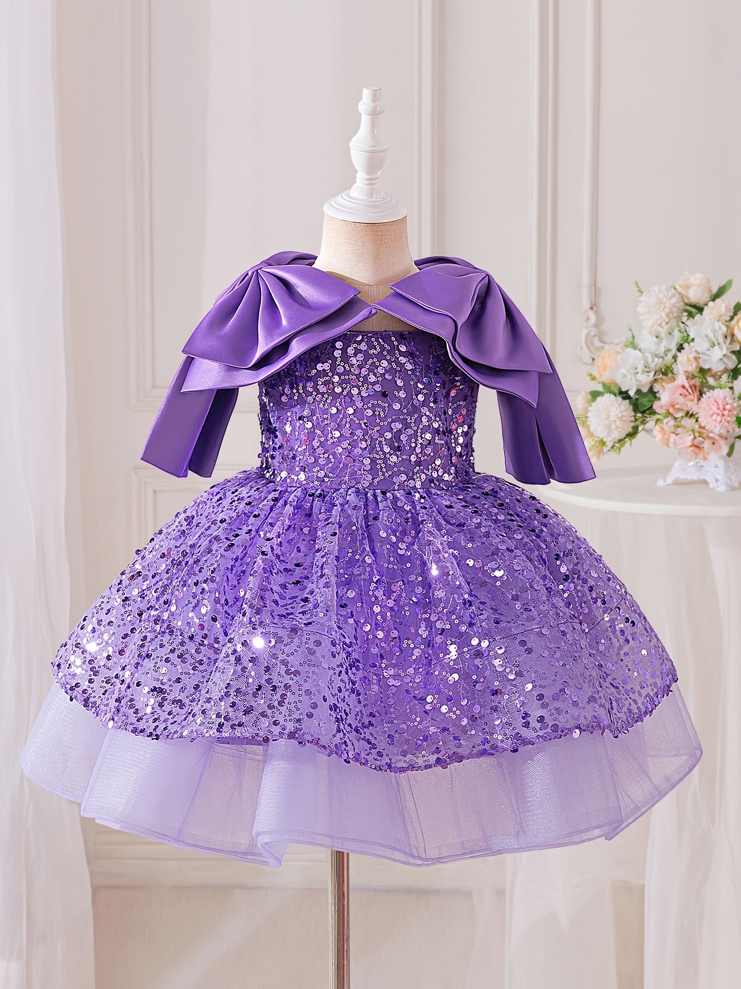 strapless open back dress Figure Skating Dress Lilac Lace Purple Vest Folkloric Theme – Boutique Step  Up