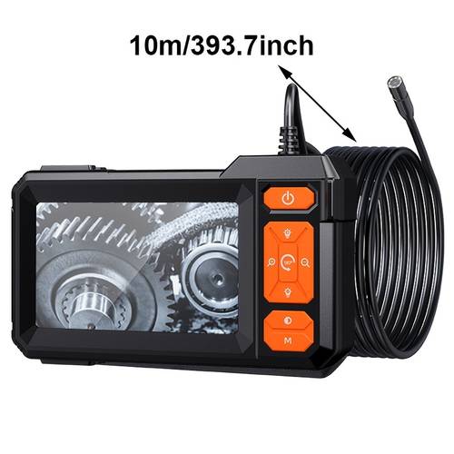 industrial endoscope with light borescope inspection camera 8mm camera sewer camera with 4 screen drain snake camera automotive plumbing sewer wall camera home decoration tools endoscope for phone plumbing inspection