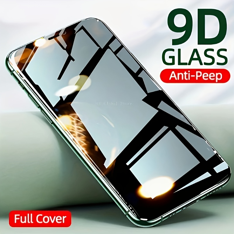 

1pc 9d Tempered Glass Screen Protector For Iphone 7/8 Plus/x/xr/xs Max/11/12/14/15/16 Pro Max, Glossy Anti-peep Full Coverage Privacy Screen Guard With Technology