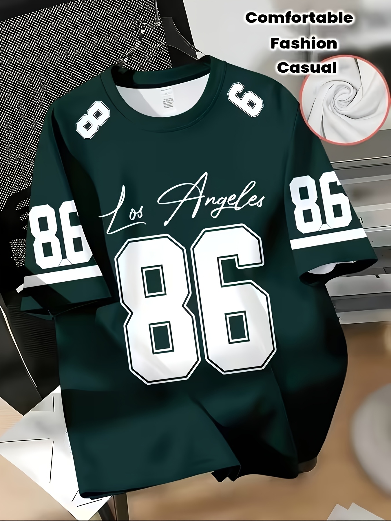 football number shirts sold on Temu United States