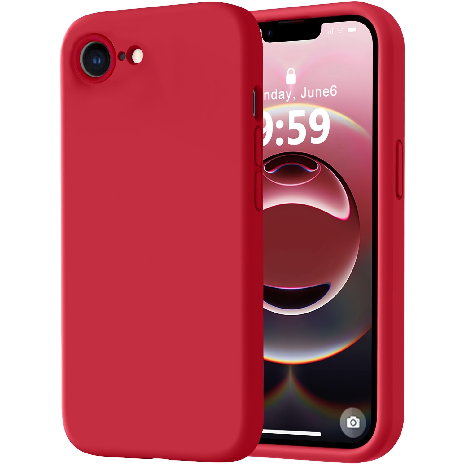 TEMU para teléfono: Compatible con iPhone 16e/iPhone 17e, [ y antiarañazos], a prueba de golpes y caídas para iPhone 16e/17e