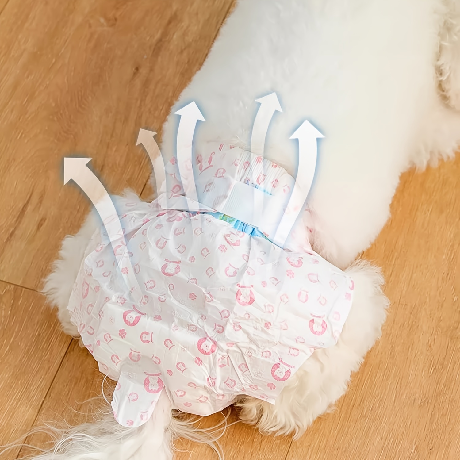 

10pcs Pet Diaper, Sanitary Dog Diaper Menstrual Period Dog Physiological Pants