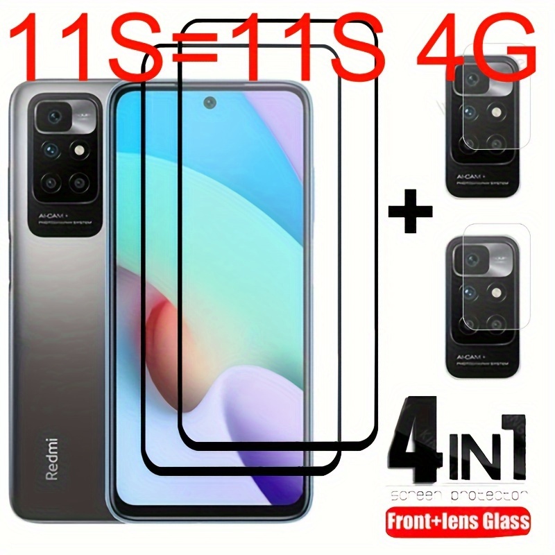 TEMU [2+2] Pellicola Completa in Vetro Temperato HD per Xiaomi Redmi Note 10S 11S 12S 12 Pro Plus 4G 5G 10C 12C 13C Mi 13T Poco X3 NFC X4 X5 Pro M5S,
