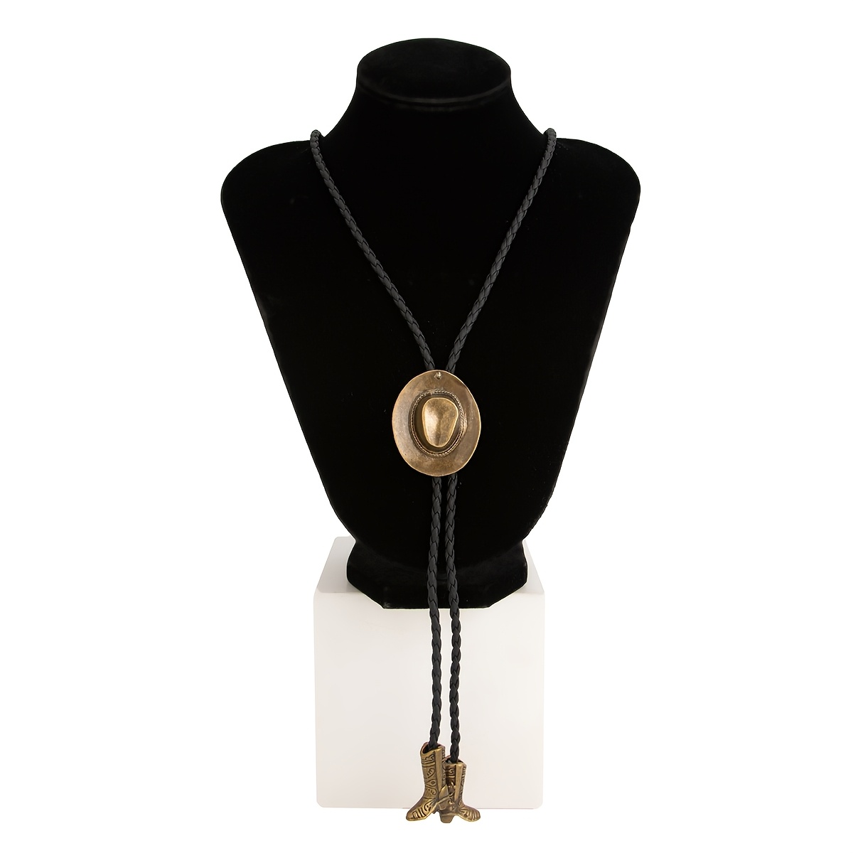 TEMU 1pc Bohemian Western Cowboy Necklace, Men's Long Necklace, Suitable For Men' Wear, Western Jewelry Accessory, Country Concert Attire, Stackable