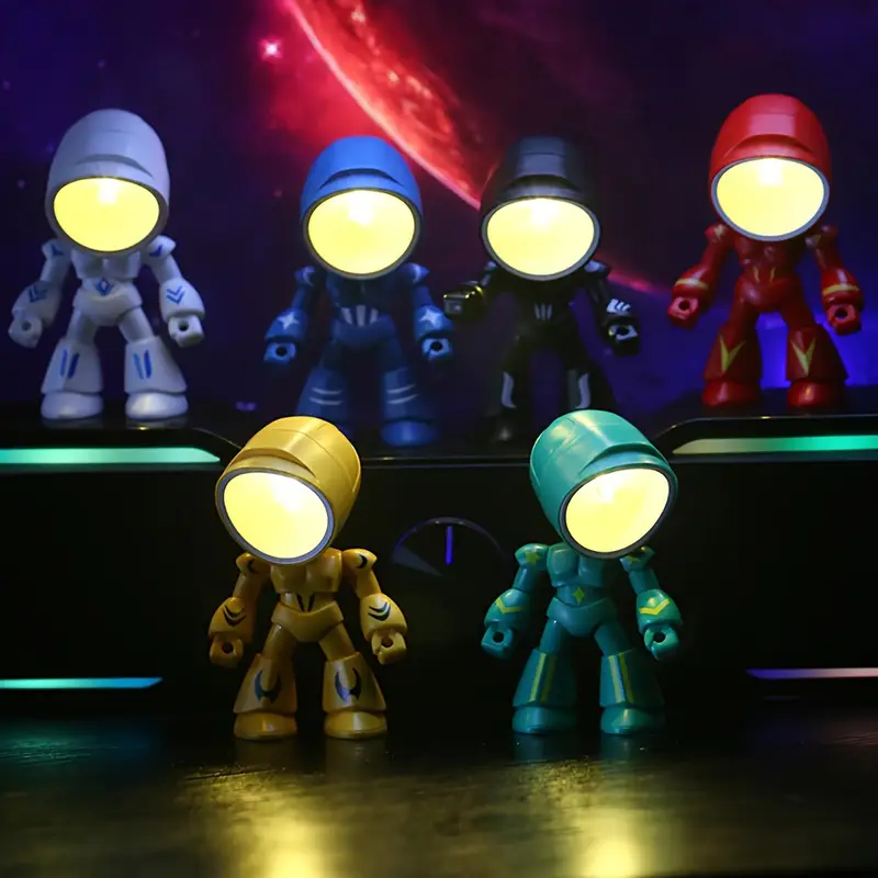 1 mini night light led cartoon cute light desktop decoration desk lamp holiday gift ideal gift for halloween christmas thanksgiving new year Product details 2