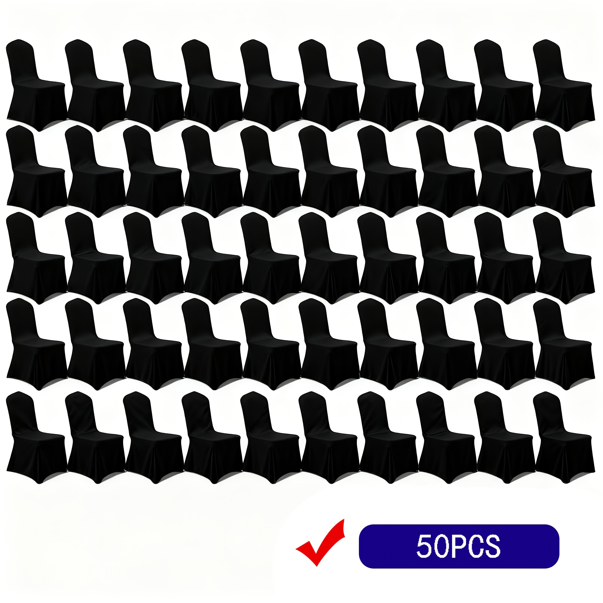 30 50 100pcs of elegant wedding chair covers party decor dining chair covers suitable for weddings parties banquets home events hotel and restaurant decorations  