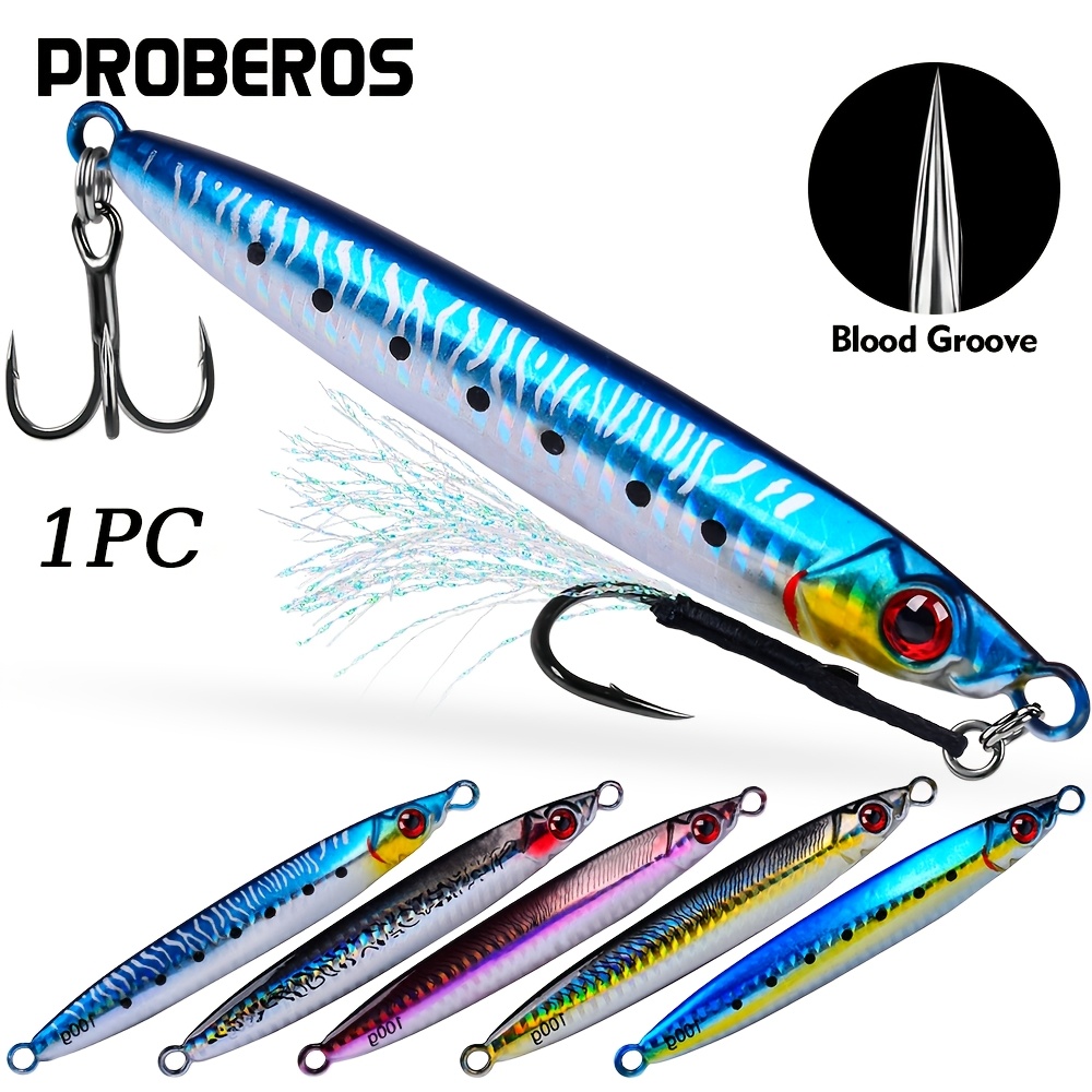   1pc saltwater   speed jigging slow jigging pitching lures vertical jigging artificial lures jigging lure fishing  