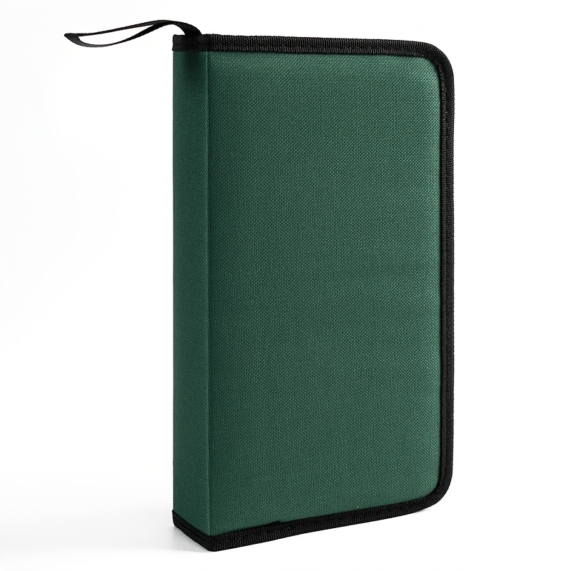 TEMU Aufbewahrungstasche für CDs und DVDs, fasst 80 Discs, geeignet für Auto, Zuhause, Büro und Reisen