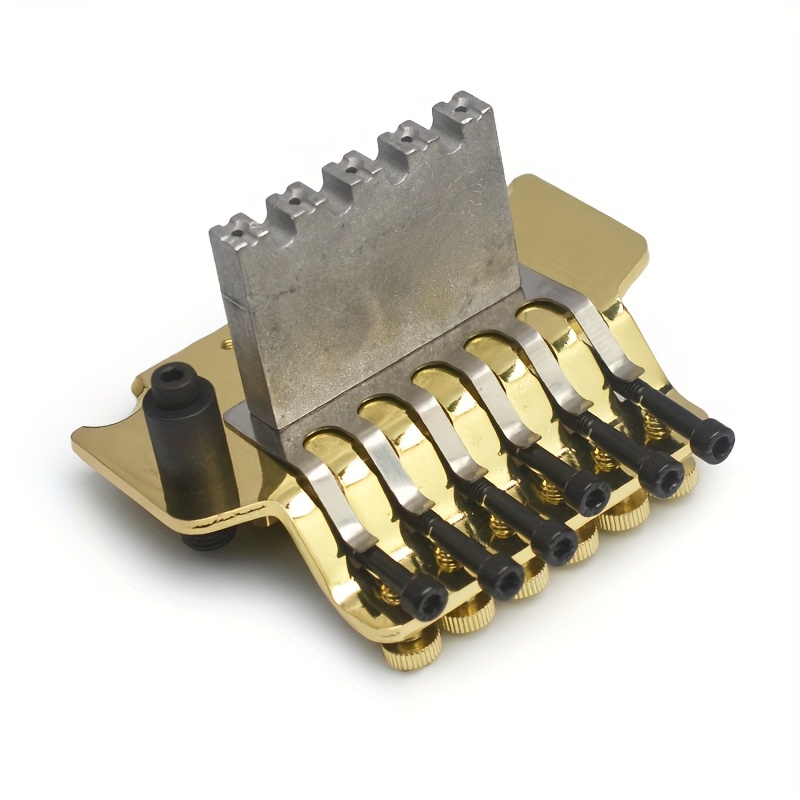 Electric Guitar Tremolo Bridge Double Locking Systyem Black/Silvery/Golden