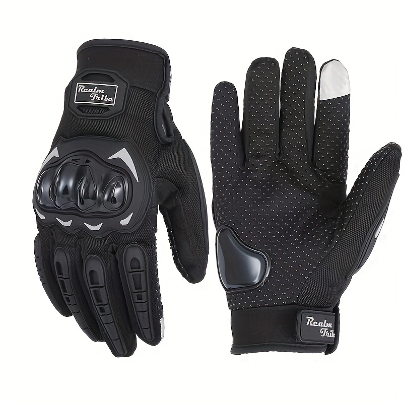 

Motorcycle Rider Anti-slip Full Finger Breathable Gloves For 4 Seasons