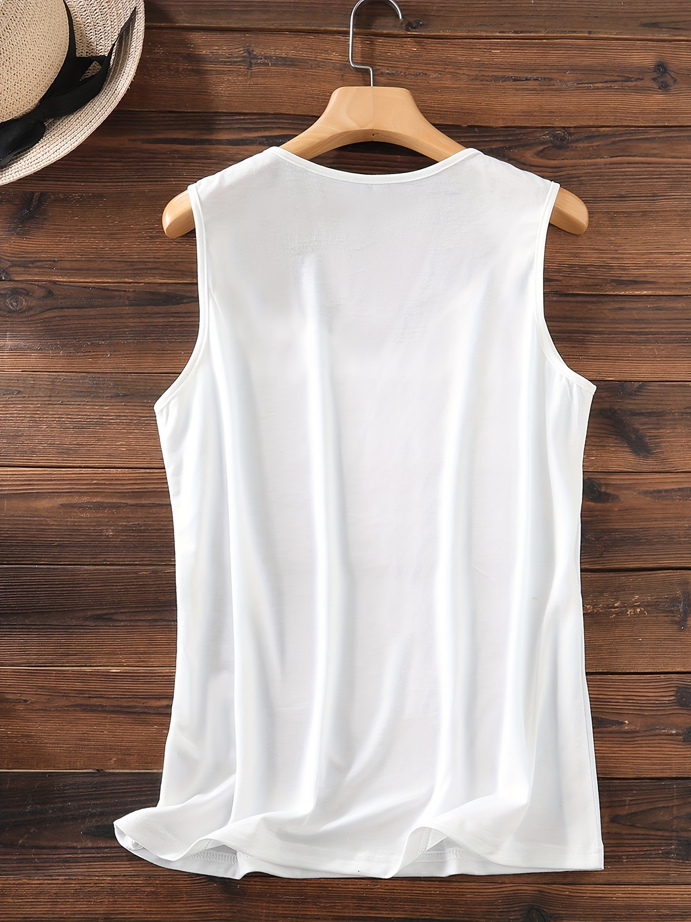 Women's Tank Tops Summer - V Neck Sleeveless Blouses Loose Fit Casual Tee Shirts