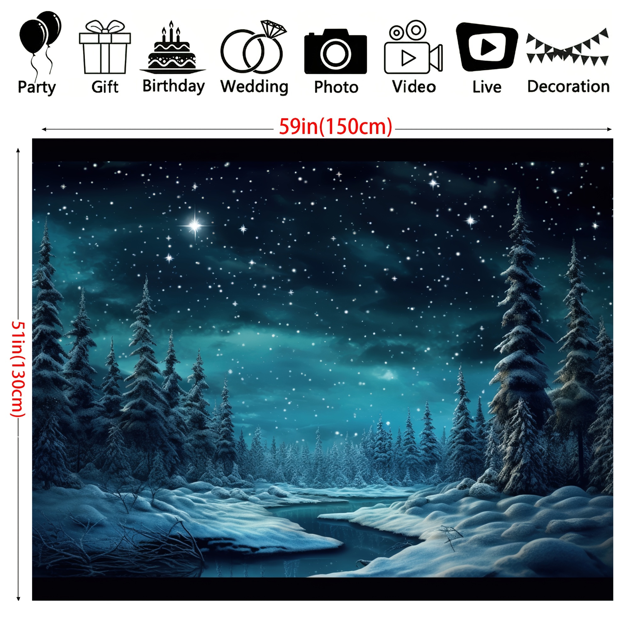 Winter Forest at Night - Landscape painting demo 