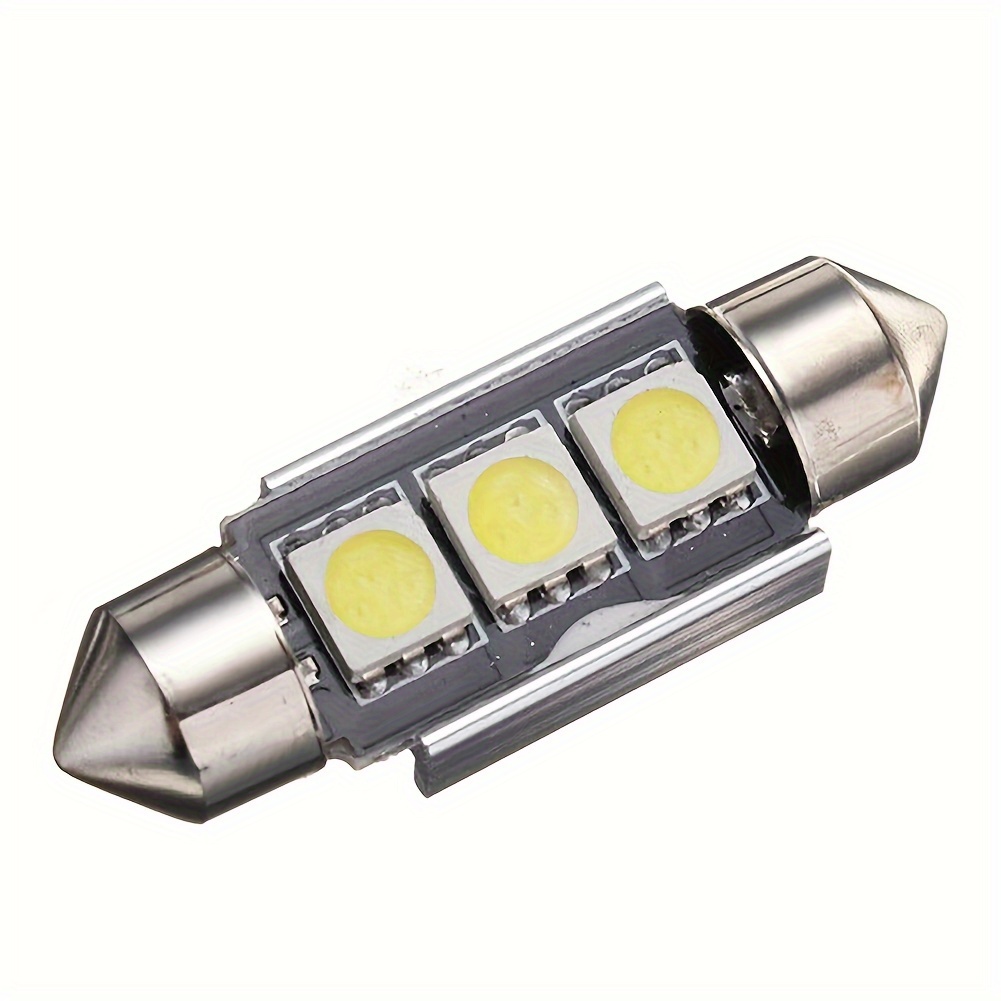 TEMU 23pcs Car Interior White Led Bulb Dome Trunk Door Replacement Light Kit