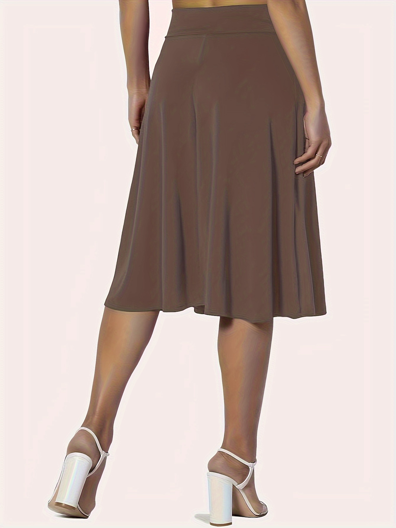 ｋｎｅｅ　ｌｅｎｇｔｈ　ｃｕｒｖｅ　ｓｋｉｒｔ（４７０ＨＳ８８１－０４００） knee length curve skirt