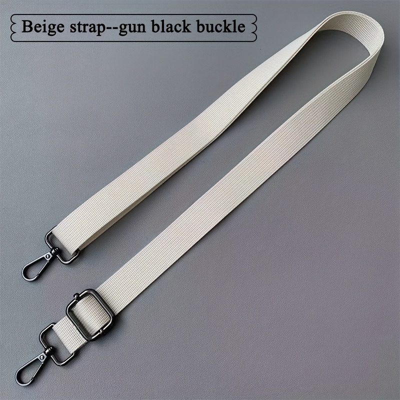5cm wide adjustable bag strap beige polyester black Temu - Main Image