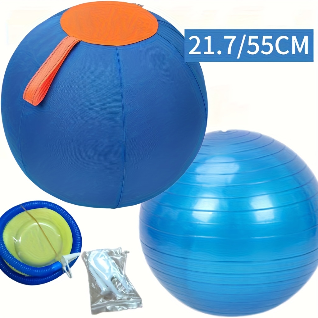 TEMU Inflatable Pet Toy Balls, 21.7-inch Dog Balls, Golden Retriever Anti-biting Balls, Soothing Boredom, Teasing Pet Training Balls, Dog Pet Toys,