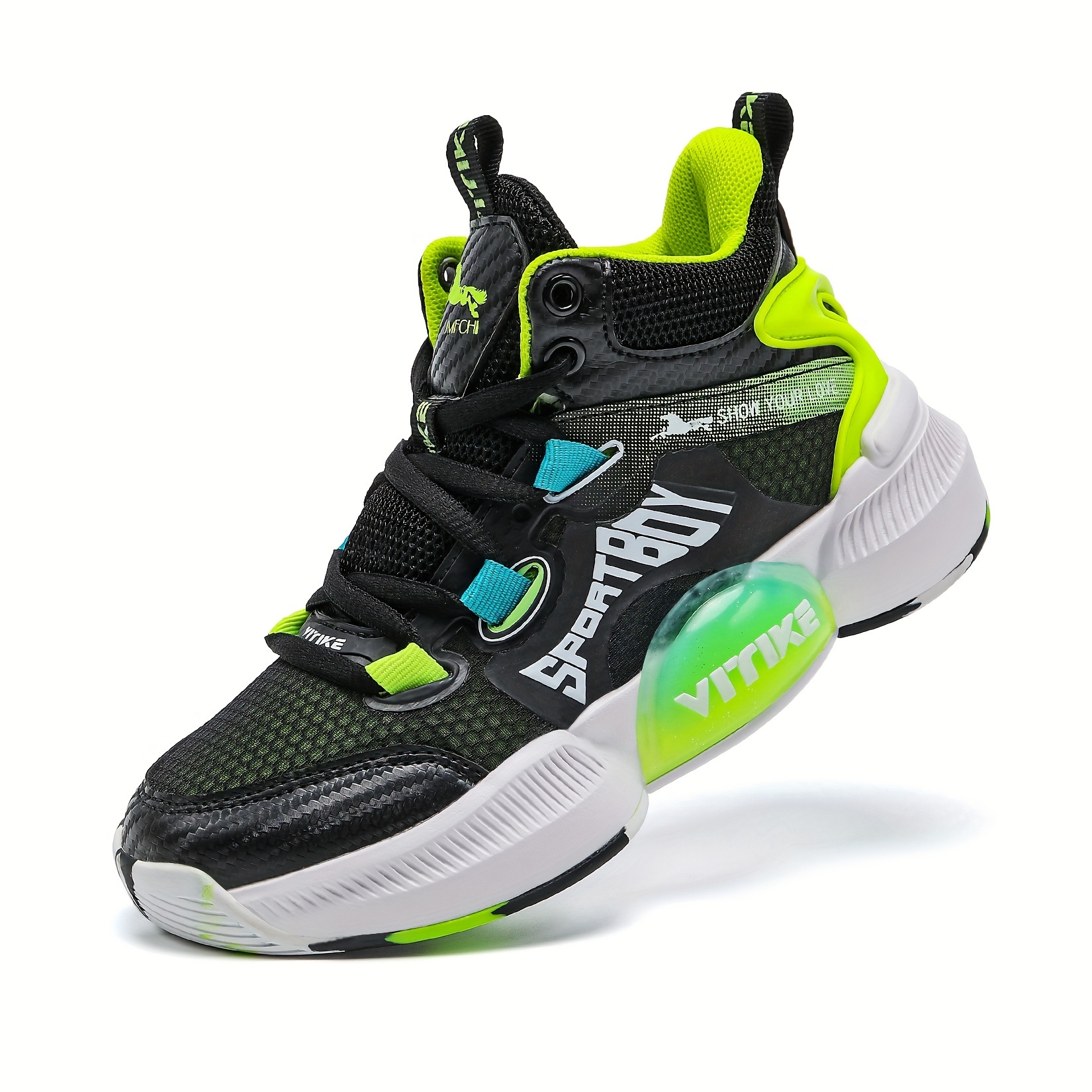 Chaussures de sport tendance pour femmes pour le basketball et  l'entraînement, respirantes et antidérapantes, offrant un bon amorti pour