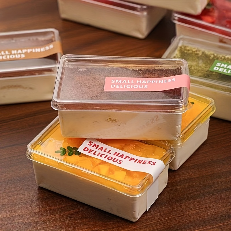 Yiyiring 100 Pack 8 Oz Square Deli Containers With Lids - Tamper Proof, Clear Plastic For Storage - View #6