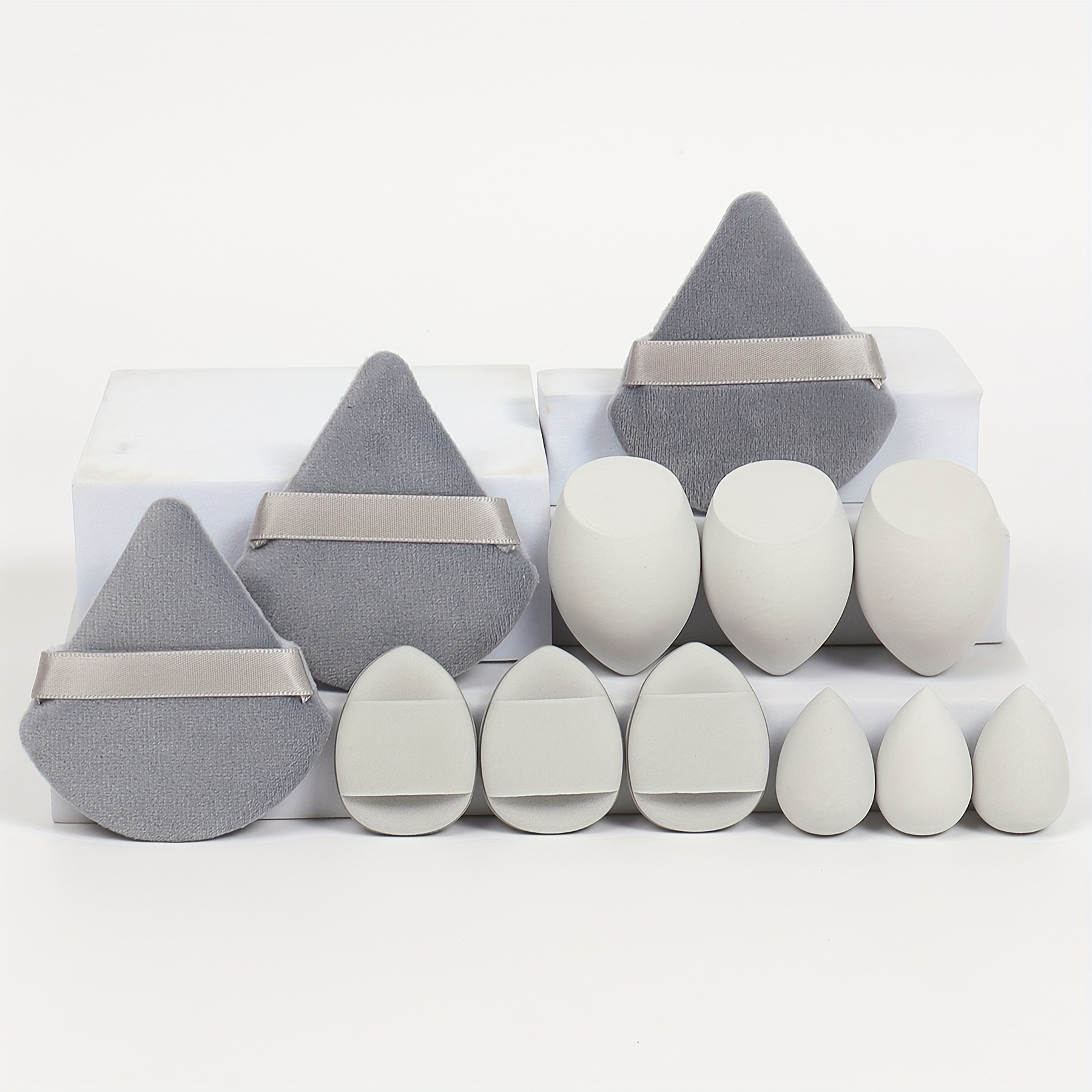 12pcs Multi-Colored Makeup Sponge Set for Blending