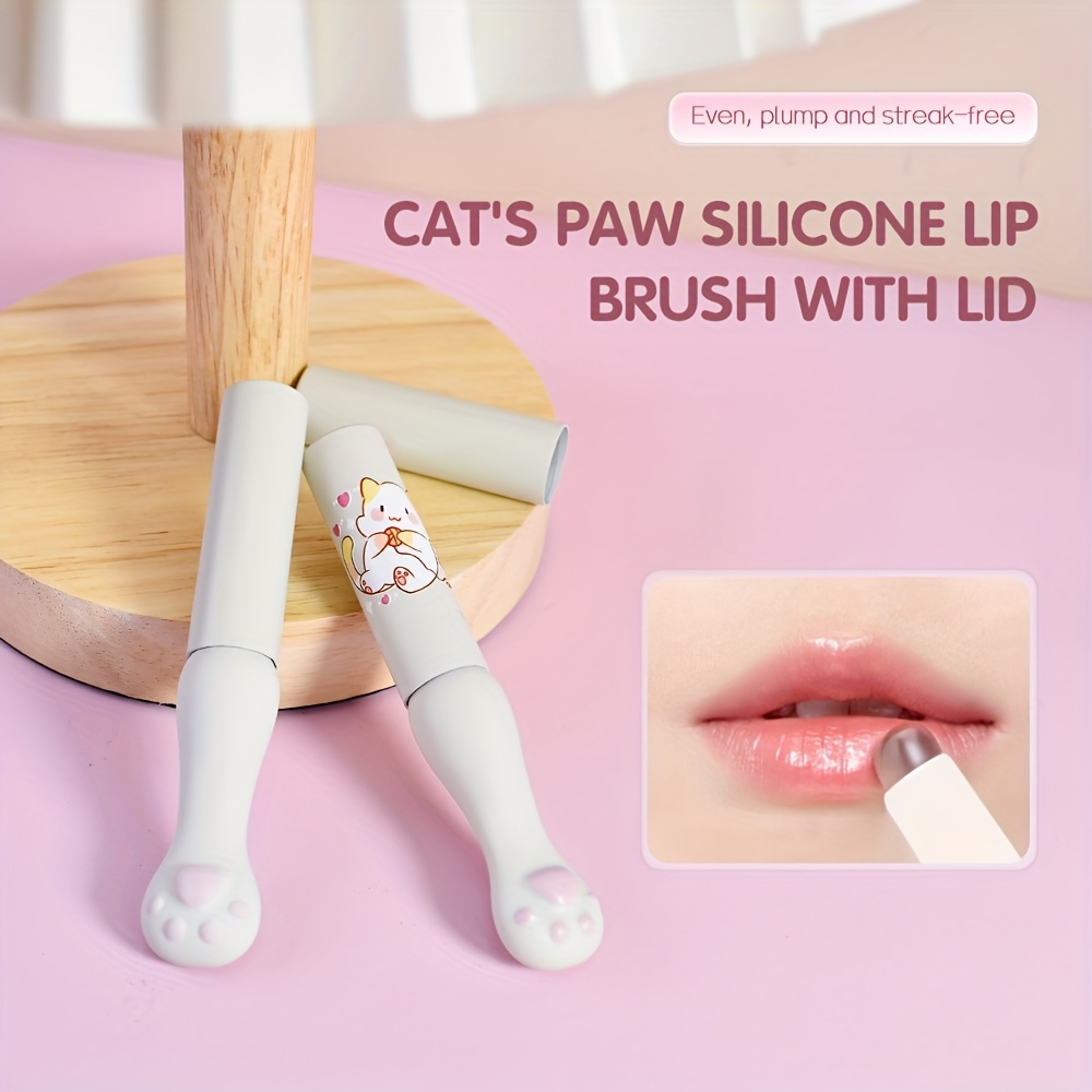 brocha silicona forma pata gato cubierta cabeza Temu Ecuador