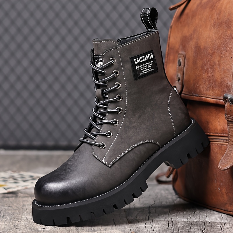 sk5518 mens motorcycle boots two colors nine size options - Temu