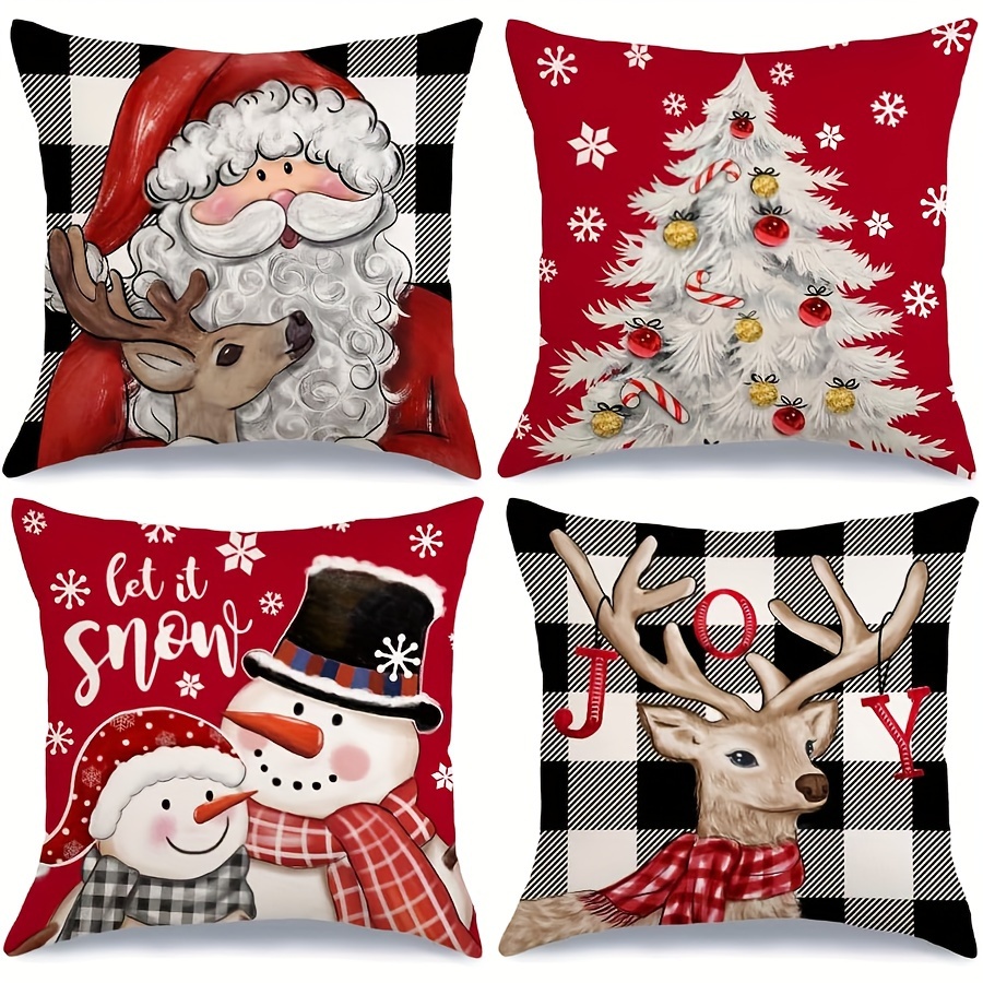 

4pcs Set Christmas - , , & In Red - , Zip For &