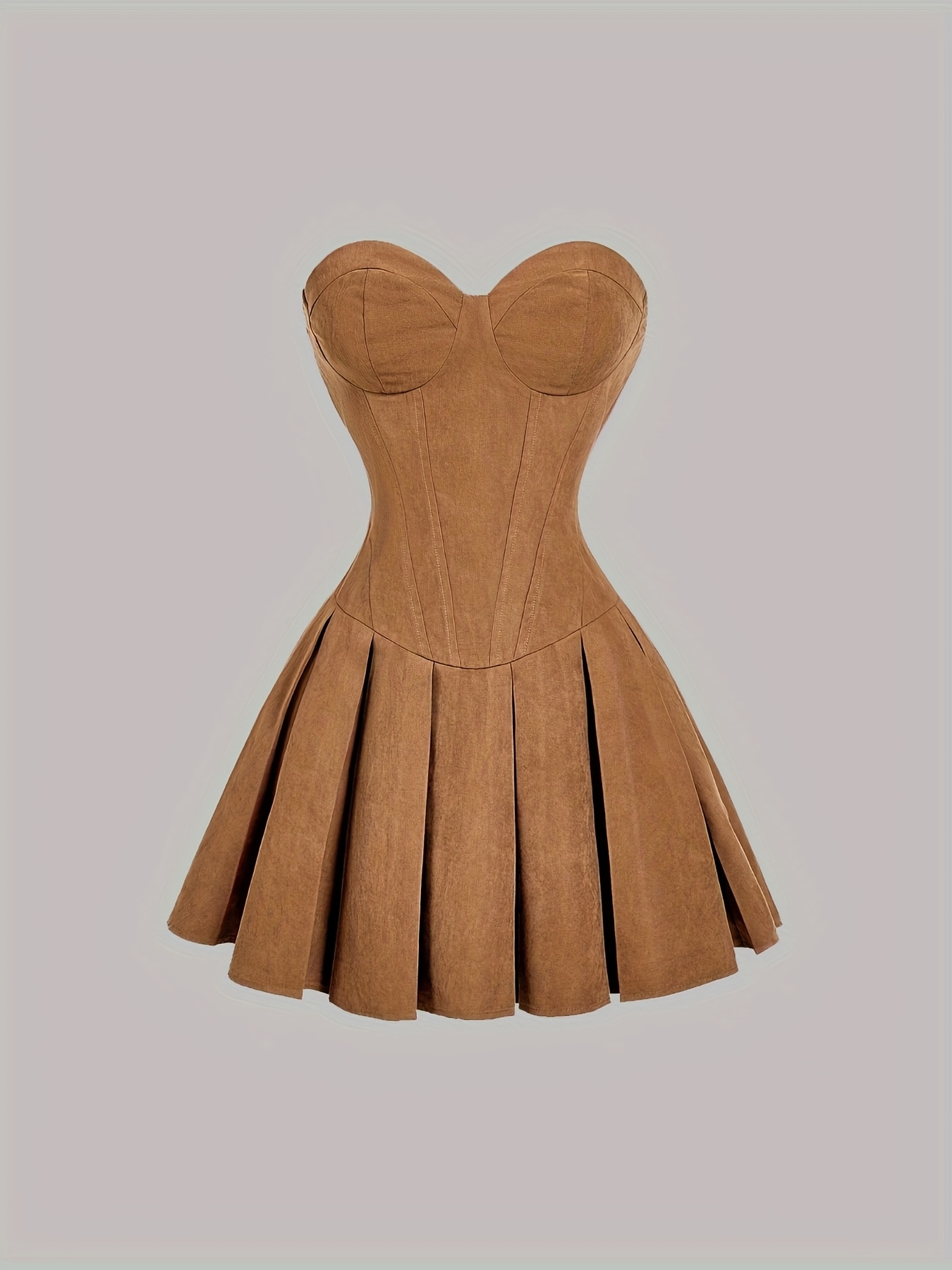 brown country concert dress Country Heart Short Sleeve Dress Camel / S