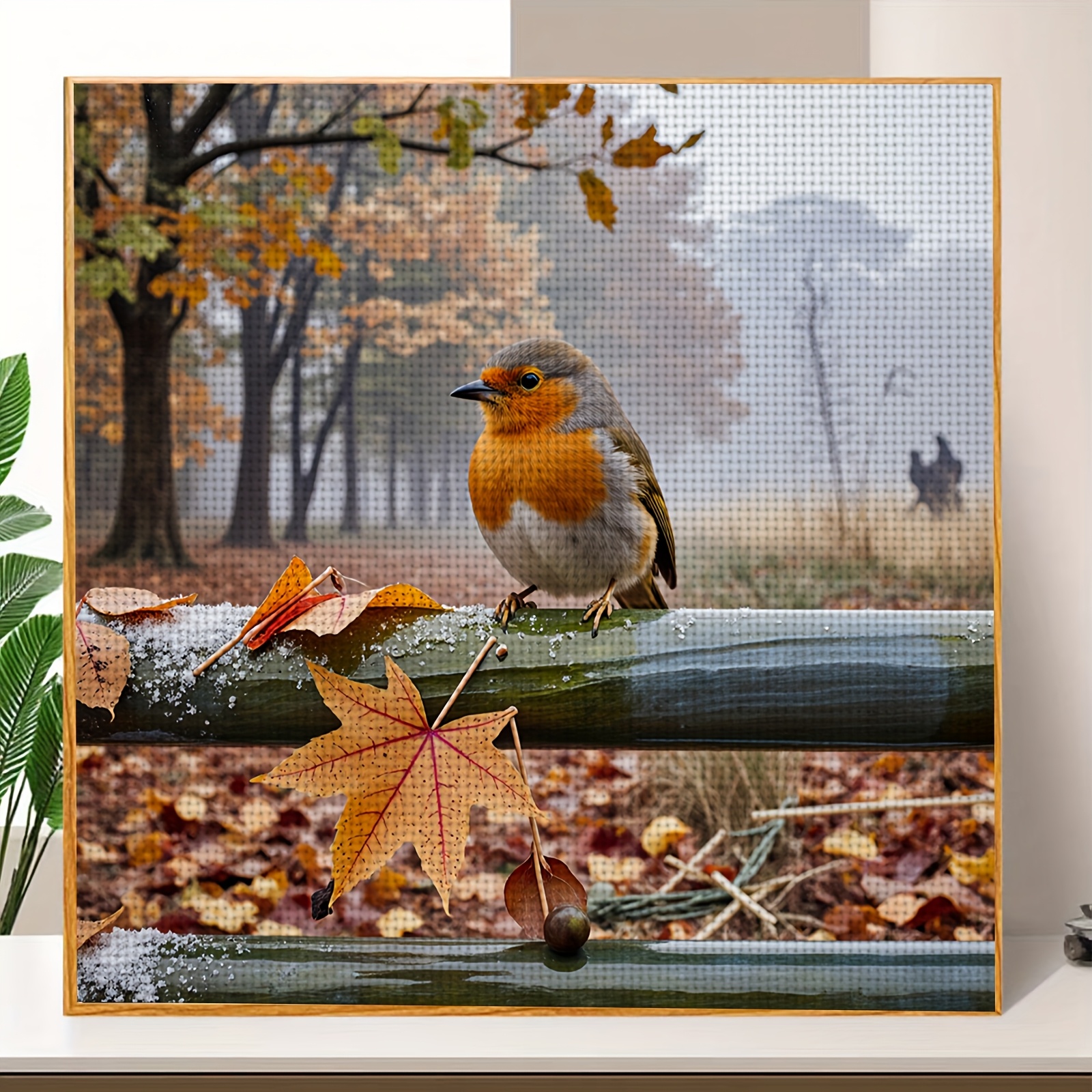 11CT Printed Cross Stitch DIY Kit for Adult Beginners