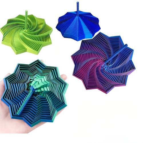 3d printed sensory fidget star handle attached star fidget handle attached fidget hexagon holidays christmas and birthday gifts