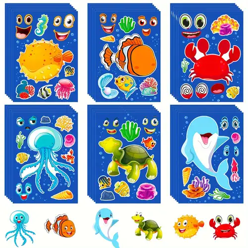3d Five pointed Star Face Sticker For Kids Children Stickers - Temu