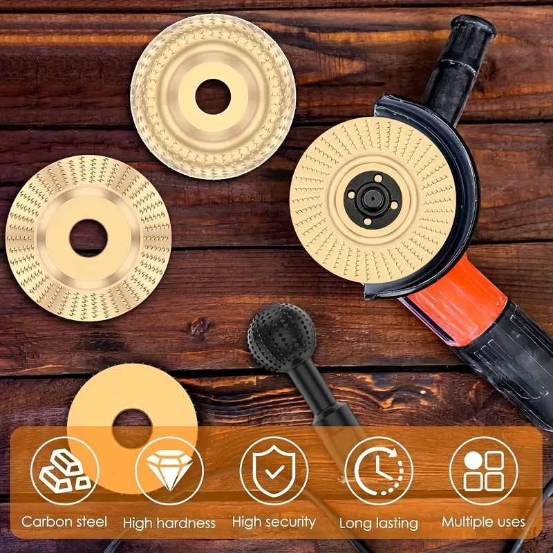 3 Stu00fcck Holz Schleifscheiben Fu00fcr Winkelschl Produktbild-Vorschau 4