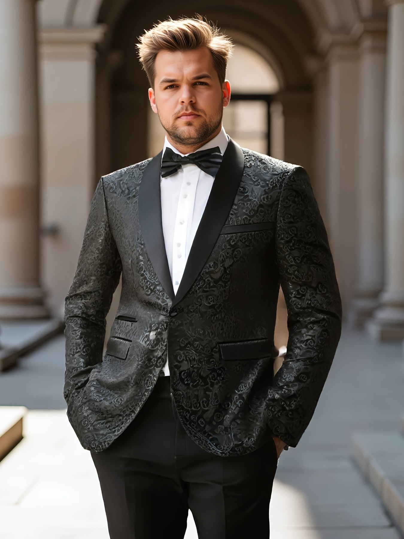 green emerald velvet dress Khaki Tailored Men's Jacket  HolloMen