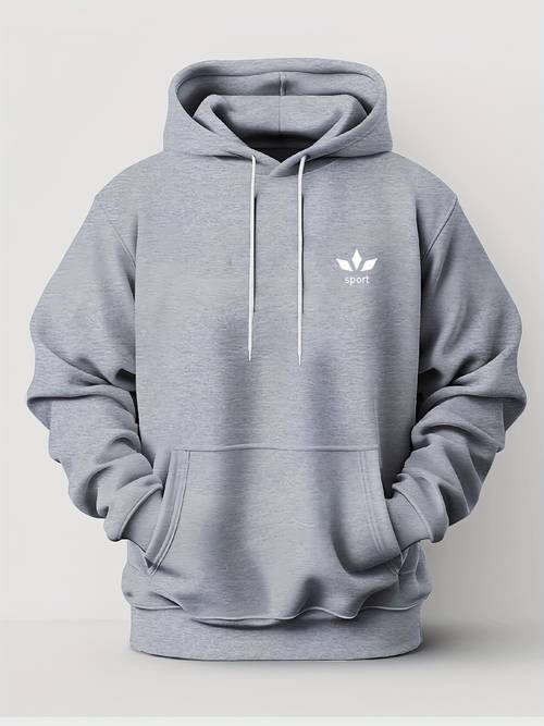 mens casual sports hoodie outdoor activities and leisure walking