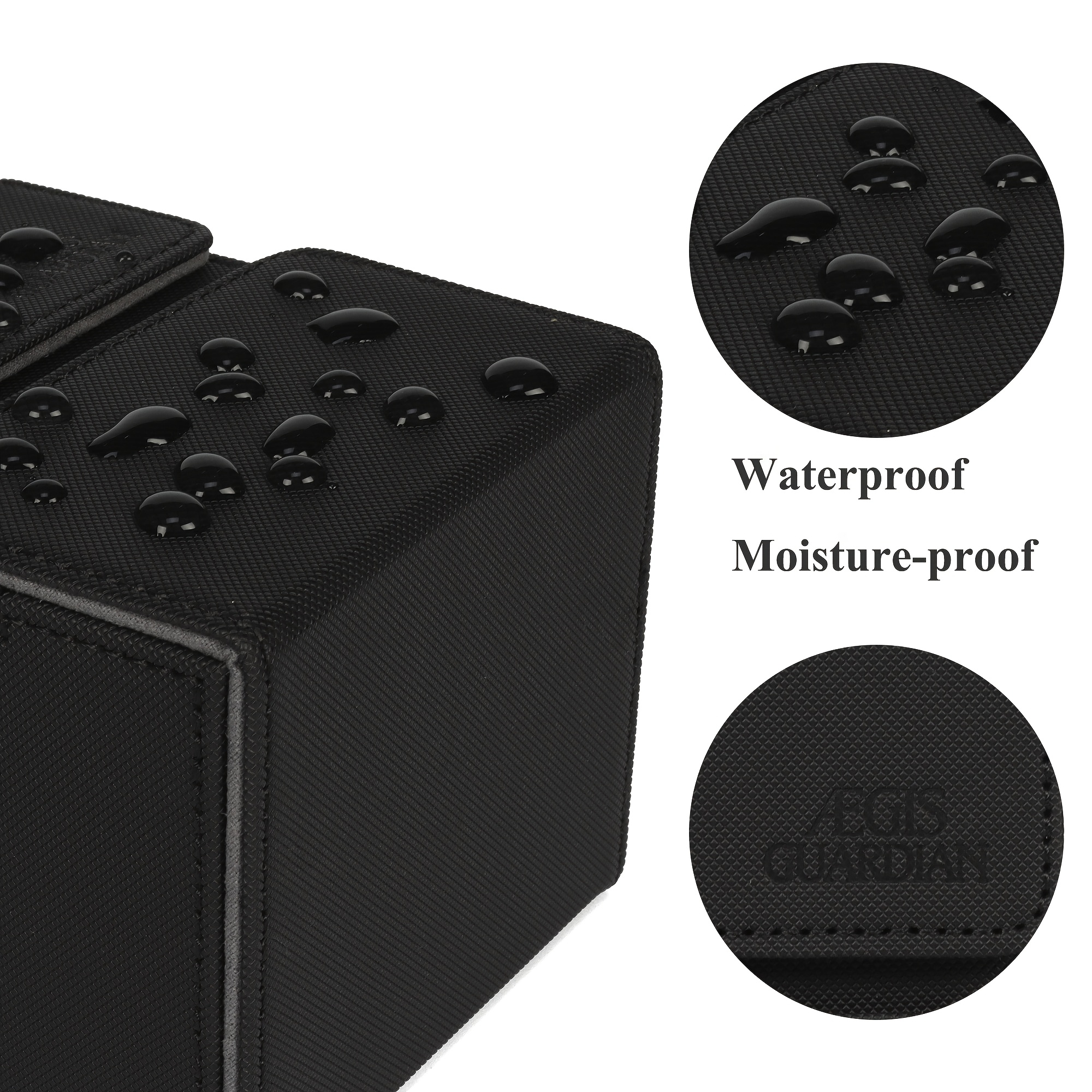 amazon card sleeves Amazon.com: ZLCA Card Deck Box Fits YuGiOh TCG, Card Storage Box with  Dividers Holds 100+ Sleeved Cards, Premium Card Deck Case Compatible with  CCG Trading Cards (Black&Red,Puzzle) : Toys & Games main image 1