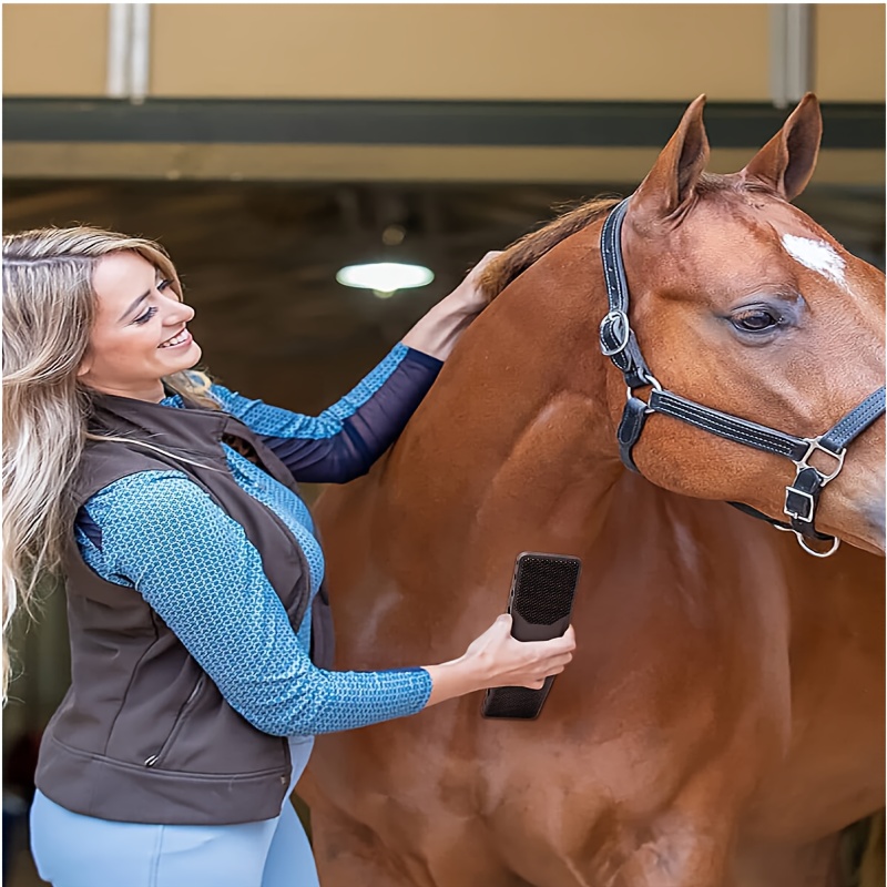 

Pe Plastic Grooming - Pet Massage Tool For , Massage, And Shedding Removal - Bath For Horses And