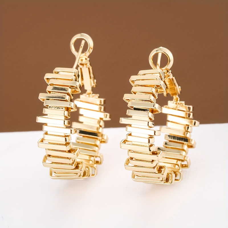 

A Pair Of Trendy Irregular Design Earrings For Women