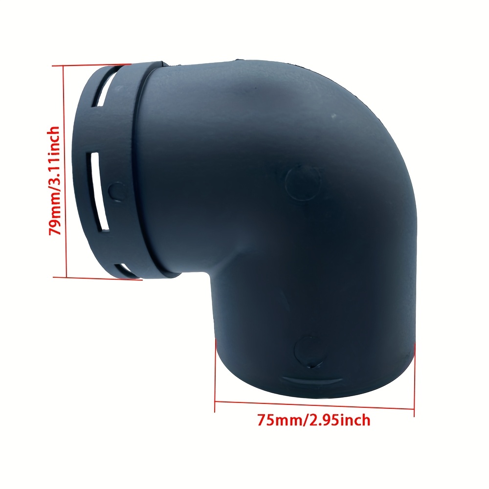 Image of Exhaust Port, Parking Heater, 75mm L-shaped Elbow, Bent Pipe, Car Camping Vehicle Exhaust, 2 Interfaces For Rv Heater, Without Battery