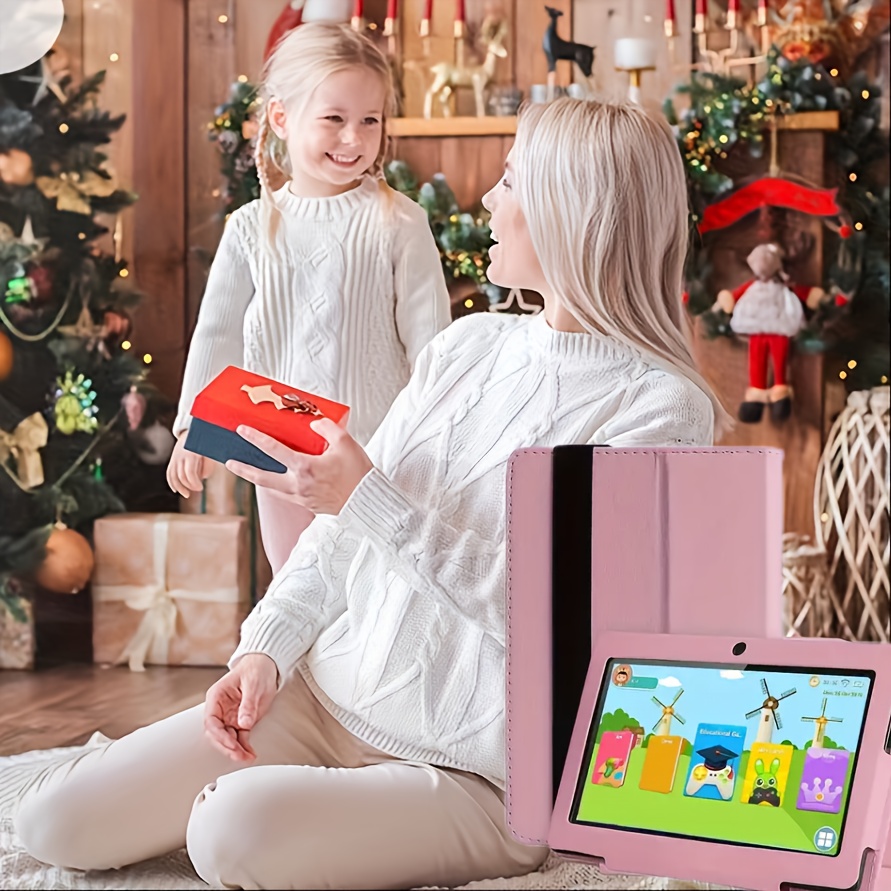 7 inch tablet with quad core parental control wifi bt google play shatterproof shell christmas gift
