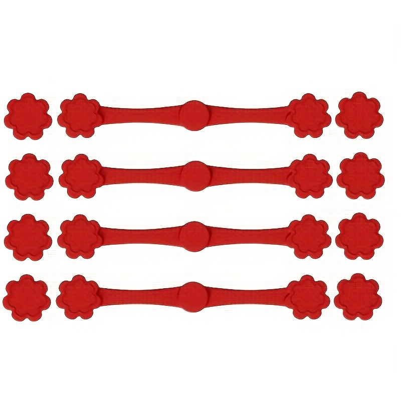 TEMU Silikonmagneter for Air Fryers - Liten blomsterdesign, egnet for alle Air Fryers med håndtak, plassbesparende sikkerhetsløsning, solid