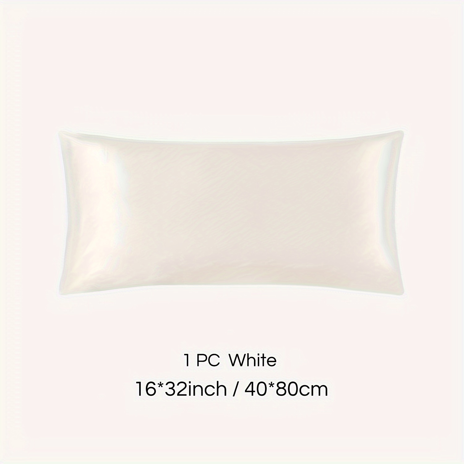 1pc Grade 6a Zippered Pillowcase