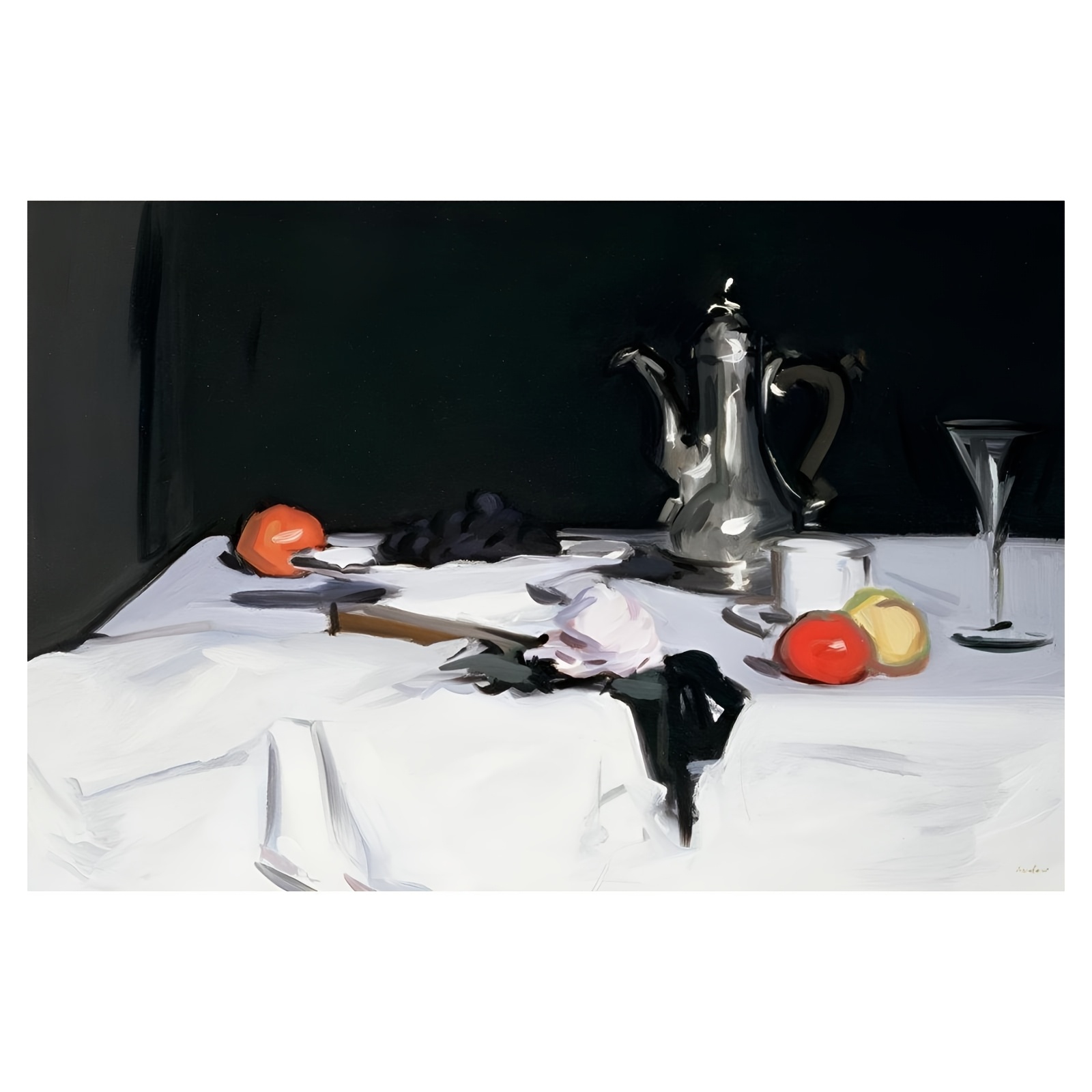 静物画 ティーポットとコーヒーミル 静物画 ティーポットとコーヒーミル