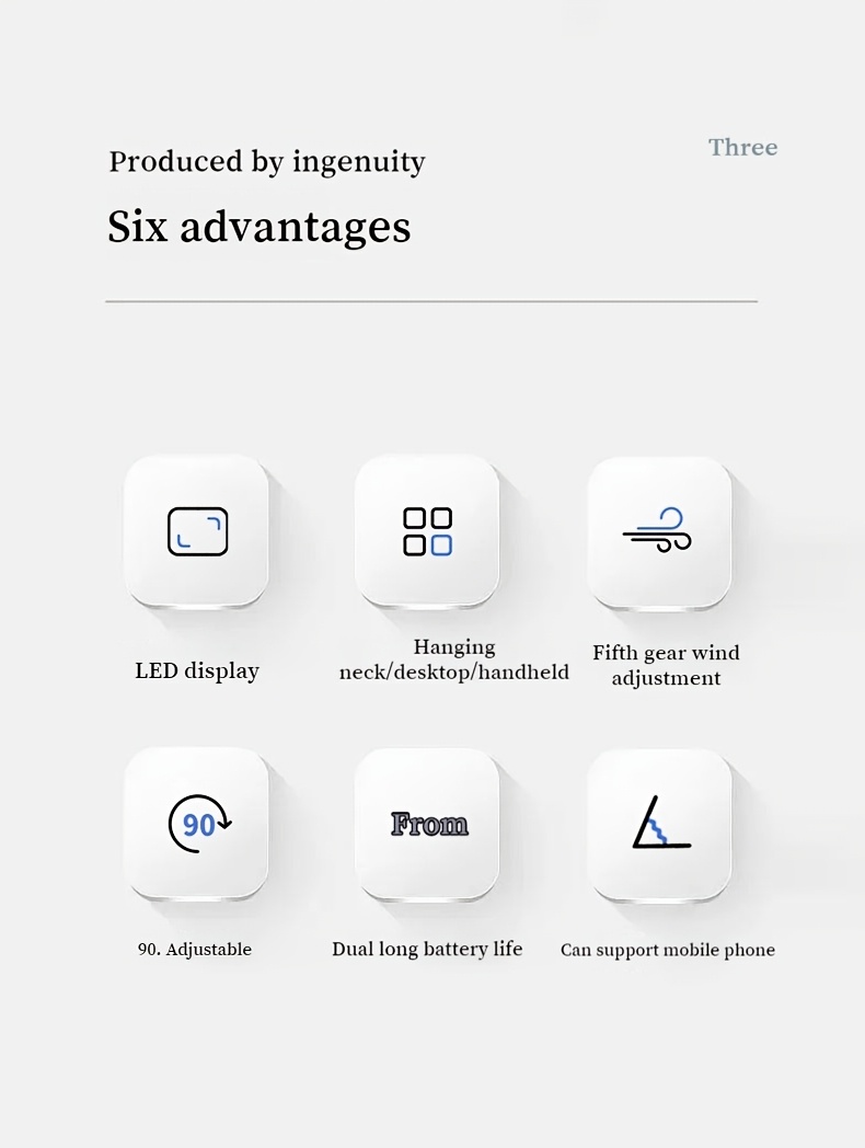 мини-портативный вентилятор, ручной вентилятор, персональный мини-вентилятор с USB-зарядкой, тихий небольшой вентилятор, перезаряжаемый вентилятор с 3 скоростными настройками, 90-градусный складной мини-настольный вентилятор с LED-дисплеем, вентилятор, подвешивающийся на шею, подходит для офиса, спальни, отдыха на природе, кемпинга и школьных принадлежностей. Подробности 1.
