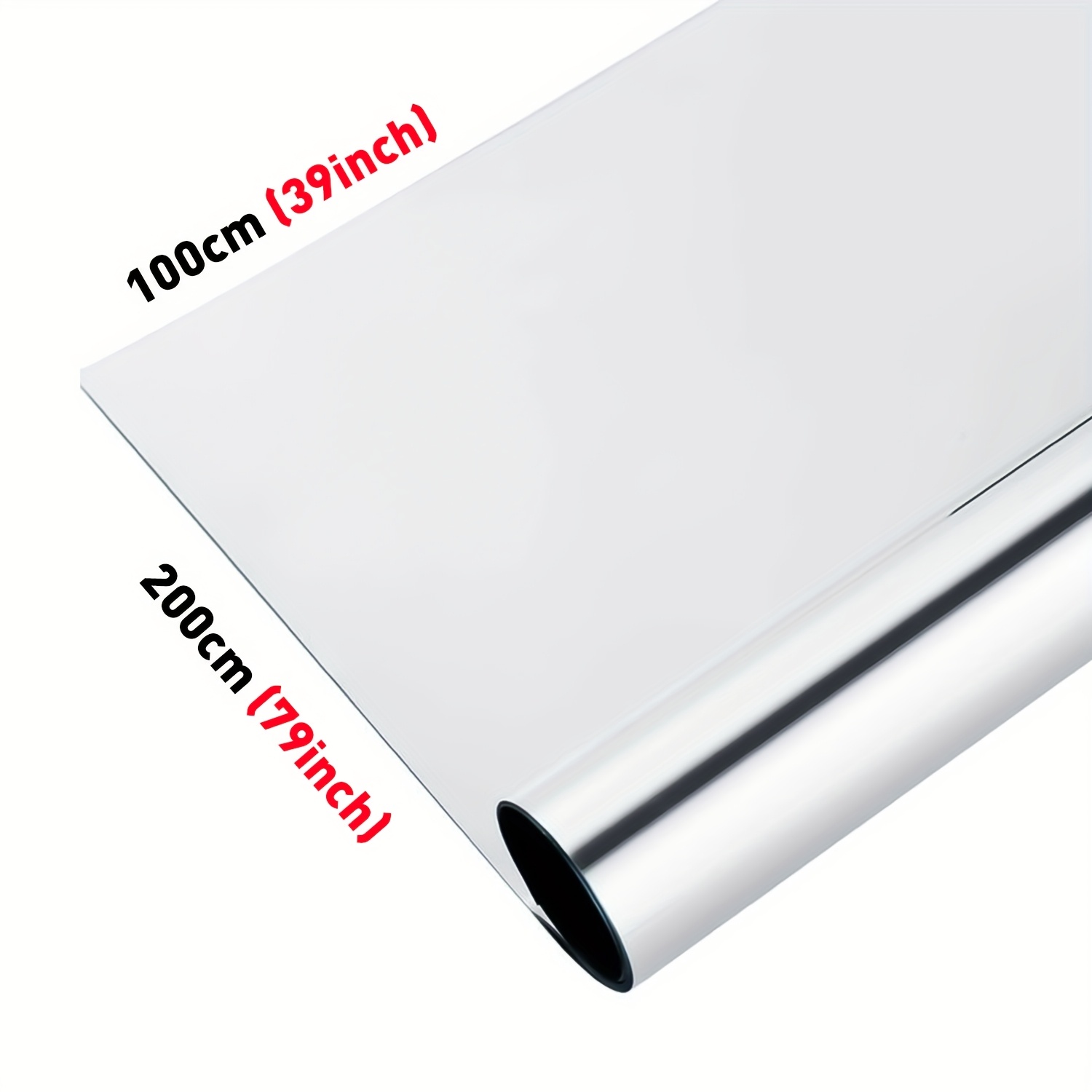 TEMU A Single Roll Of Privacy Window Allows 15% Light Transfer, Featuring Design For Protection And Visibility, Suitable For Offices, Home Bathrooms,